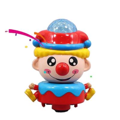 China Pre-feed manufacturers direct dazzling swing music Wanxiang clown electric children's toys for hot sell for sale