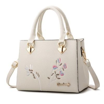 China 2020 new PU mother middle age bag carrying a simple single-shoulder cross-body bag for middle-aged and elderly women bag for sale