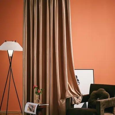 China Blackout Luxury Drapes And Curtains For Living Room Blackout Velvet Curtains Solid Color Windows Curtain For Living Room » for sale