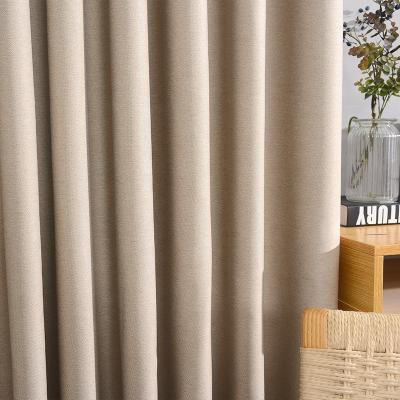 China Blackout Double Sided Ended Hotel Sound Insulation Cotton Curtain Blackout Splice Cloth Curtain for sale