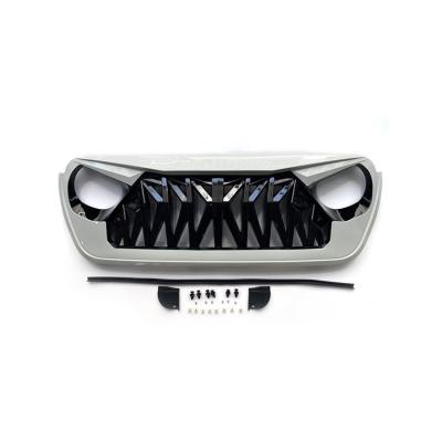 China ABS Black and White ABS Grill Car Front Grill for JEEP Wrangler JL for sale