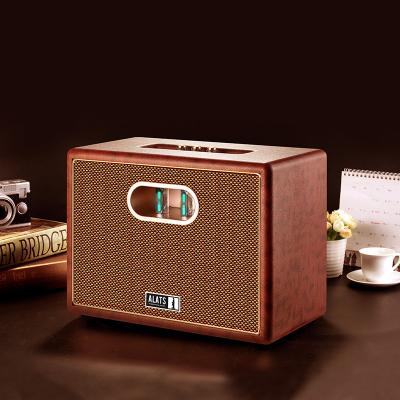 China Retro Classic BT5.0 USB Alats 100W Tooths WiFi Vintage Blue Speaker Wireless High Fidelity Electronic Tube Speaker System Display for sale