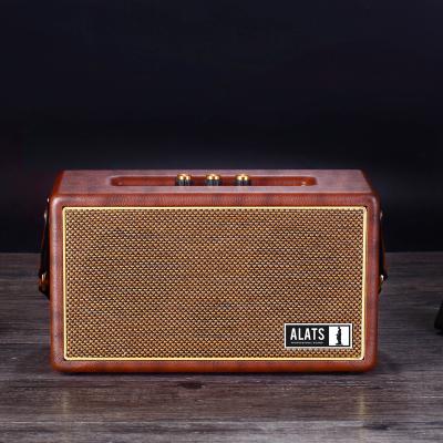 China Factory Price BT5.0 Portable Retro Speaker Vintage Outdoor Vintage USB Subwoofer Blue Tooths Wireless 4