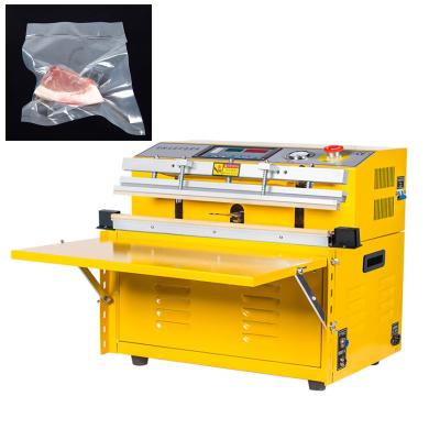 China External pumping vacuum packaging machine inflatable sealing machine commercial automatic food packaging bag vacuuming machine for sale