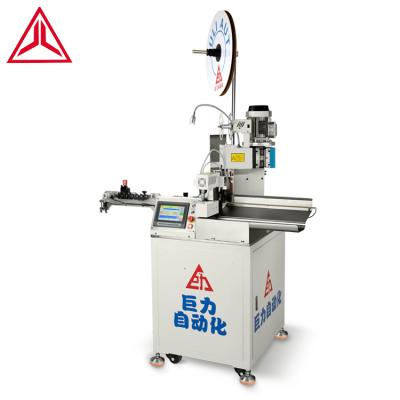 China Fully automatic wire cutting stripping twisting and one end terminal crimping machine zu verkaufen