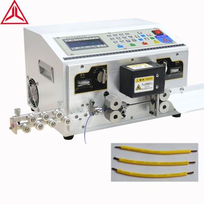 China Large square type cable cutting and stripping machine single wire automatic computer stripping machine Te koop