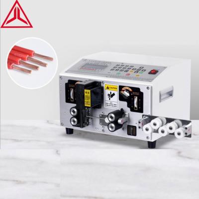 China SINGLE CABLE CUTTING MACHINE electric cable STRIPPER high efficiency WIRE STRIPPING MACHINE for sale