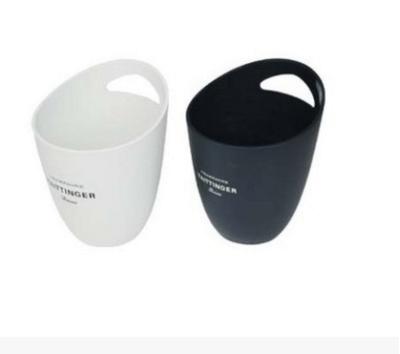 China Viable big sale promotional high quality champagne plastic ice bucket/PS ice bucket/PS plastic cooler holder for sale