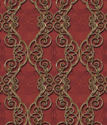 China European Exquisite Palace Style Luxury PVC Wallpaper for sale