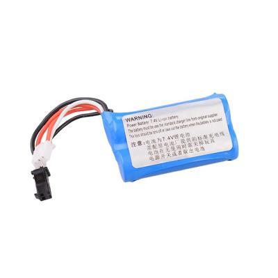 China Video Game Player Wholesale Price Li-ion 14500 Battery 7.4V SM 3P Plug 500mAh Capacity Battery Pack for sale