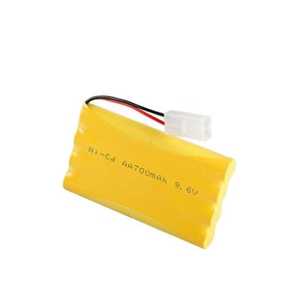 China Toys wholesale Nicd battery pack rechargeable batteries aa 700mah 9.6v batteries for sale