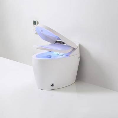 China Double-flow Wc Automatic Smart Smart Toilet Ceramic Bathroom WC for sale