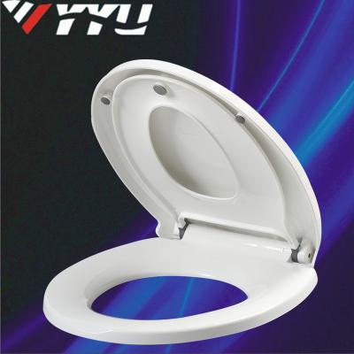 China Slow-end Toilet Seats 055C Height Round Shape Toilet Seat Family Baby Removable European Toilet Seat for sale