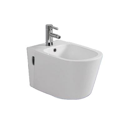 China YYU Modern Woman Clear Wall Hung Toilet With Bidet for sale