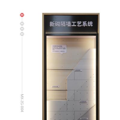 China Decoration and Building Materials Shop Latest Design Factory Outlet Newly Established Partition System Novelty Engineering System Display for sale