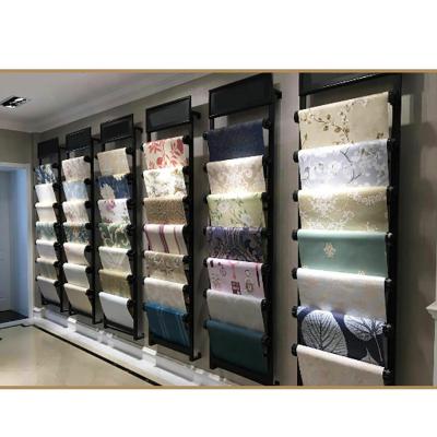 China Good Quality Cloth Fabric Roll Display Stand Retail Cloth Display Rack for sale