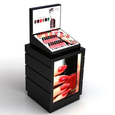 China Cosmetic Eye Shadow Lipstick Display Stand Lip Annotate Cosmetic Lipstick Display Rack for sale