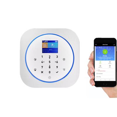 China Bedroom Factory Wholesale GSM Wifi Home Security Fire Burglar Tuya Central Alarm Smart Wireless System For Home for sale