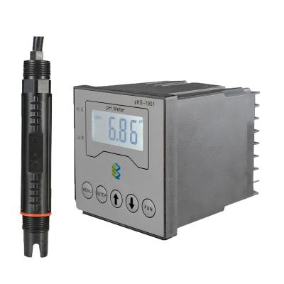 China Automatic Quality Test Water EC PH pH Meter Controller For Wastewater 92*92mm for sale