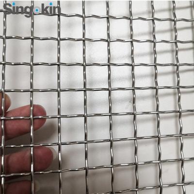 China Plain Weave 304 316 Stainless Steel Crimped Wire Mesh High Tensile Wire Screen Mesh Crimped Wire Mesh Filter Screen To Australia for sale