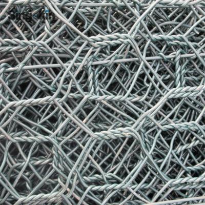 China Double Twist Weave Gabion Basket Galvanized Hexagonal Gabion Box Gabion Wire Mesh for sale