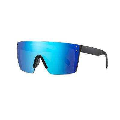 China New Fashion Sunglasses Fashion Glass Heat Recycling Outdoor Sports Wave Sunglasses 2022 Men With Brand Logo And Color Box Packing for sale