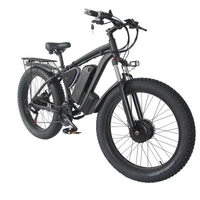 China Aluminum alloy adults high quality fat tire mountain bike strong powered electric bicycle with cheap price for sale