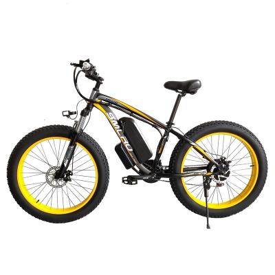 China Wholesale aluminum alloy 26 inch fat tire 48v smart ebike e bikes electric bicycle 1000watts for sale