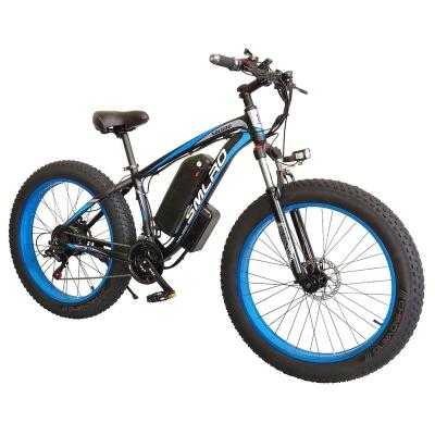 China Cheapest Adult Size 1 Piece Big Wheel Electric Bike 48v Aluminum Alloy Fat Tire High Speed ​​Mountain W 1000 for sale