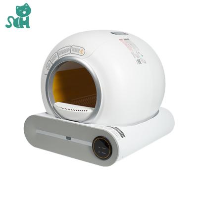 China Fashionable New product sales Fully automatic smart cat litter box Fully enclosed self-cleaning litter tray for sale