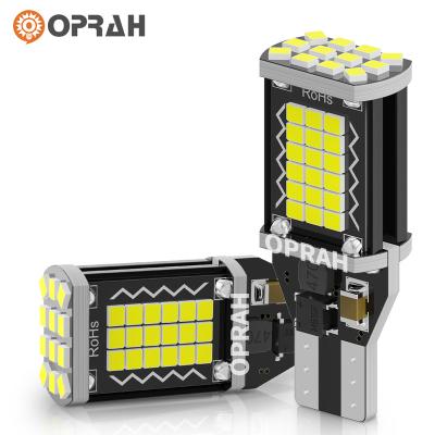 China PC+Aluminum OPRAH  Factory New Design  Bright  Hot selling 7440-2016-48SMD Color LED Brake Turn Light Beam Projector Car  Motorcycle Auto for sale