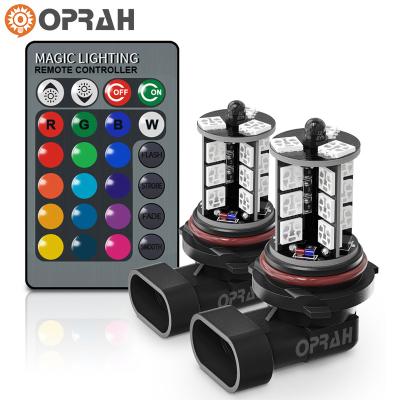 China PC+Aluminum OPRAH LED Working Driving Factory Fog Light WD-5050-RGB 12V H1 H3 IP67 Car Auto Moto universal for sale