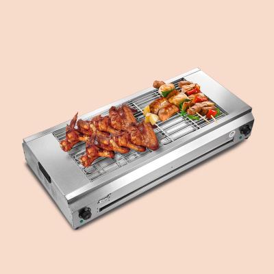 China Easily Assembled Portable Multifunctional Indoor Smokeless Barbecue Barbacoa Electric Grill for sale