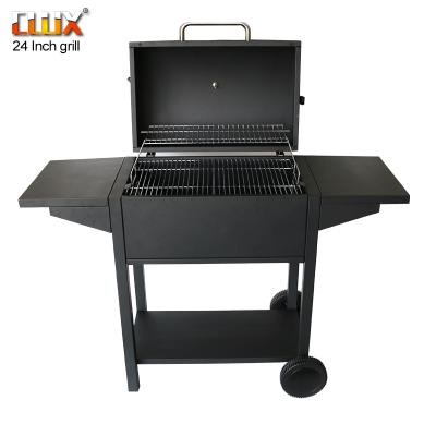 China Adjustable Outdoor Wood Pellet Smoker Grill Portable Garden Size BBQ Grill Charcoal Grill for sale