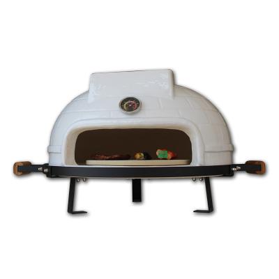 China Outdoor Outdoor Camping Ceramic Wooden Fired Pizza Oven for sale