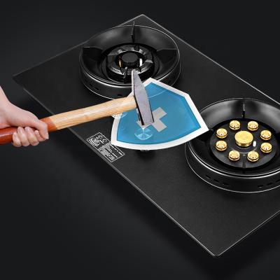 China Easily Cleaned Home Kitchen Tempered Glass 2 Burner Cooker Stove Table Or Built-In Gas Hob for sale