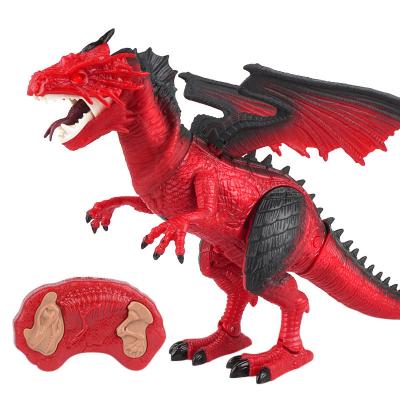 China Sustainable Toy Electric Children's Toy Dinosaur Machines Remote Control Throwing Dinosaur for sale