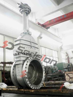 China Highly Durable Motorized Gate Valve DN900 PN100 Big Size Gate Valve for sale