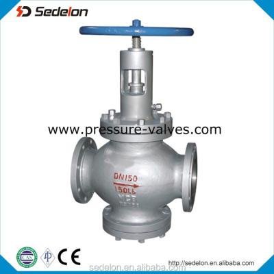 China Highly Durable Throttling Exhaust Valve Globe Valve For Cargo LNG for sale