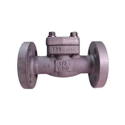 China General Forged Check Valve A105N Piston Lift Check Valve 600LB Flanged Swing Check Valve for sale