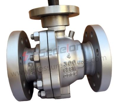 China API General 6D Flanged Ends 2PC Ball Valve With ISO Protection for sale