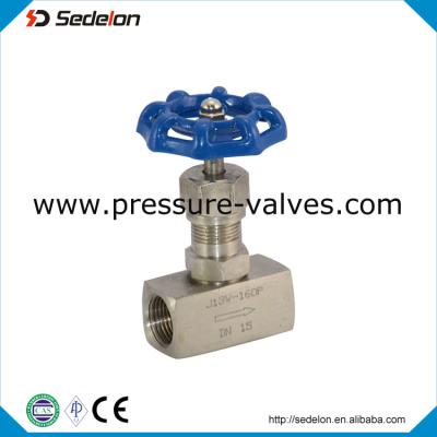 China Durable 316 Stainless Steel Even High Pressure Needle Valve DN15 1/2