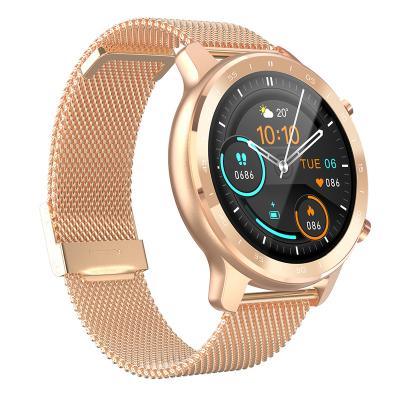 China Touch Screen Yawell S30G 1.28 inch Touch Round Style Smart Watch For Android & IOS Phones Metal Case Smartwatches IP67 Waterproof for sale