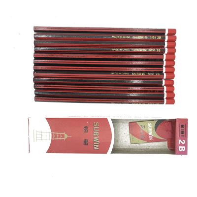 China office & School Pencil Promotion 12pcs Large A Cute Hexagon Shape 2B Custom Pack Pencils In Bulk For School/Office Use for sale