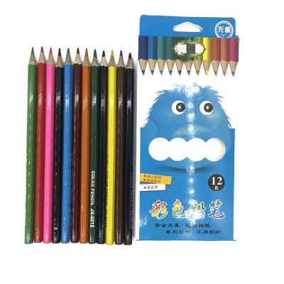 China office & School Crayon School Use 12 Colors A Pack Hexagonal Shape HB Color Advance Kids Color Pencils for sale