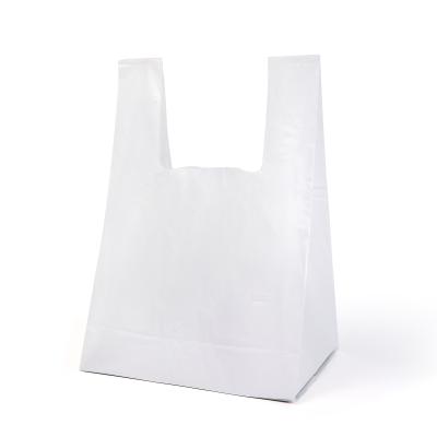 China BIODEGRADABLE Cornstarch Eco-Friendly Vegetable Grocery Packaging Compostable Carry Bag for sale