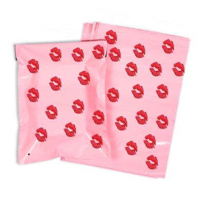 China Puncture Proof/Printed Logo Design Waterproof Poly Envelope Packaging Shipping Mailing Bags Customized by OXO Strength Tearproof Pink Biodegradable for sale