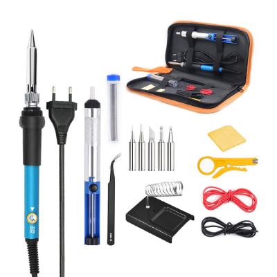 China Electronics factory Eurospec Adjustable temperature electric soldering Iron Kit 220v 60w Solder rework station hot pencil repair tool for sale