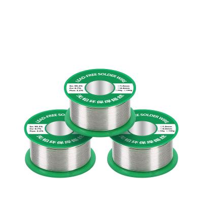 China Electrogenerative welding Wholesale 0.8 1.0mm lead-free solder wire containing rosin environmentally friendly sn99.3 solder wire 50G 100G for sale