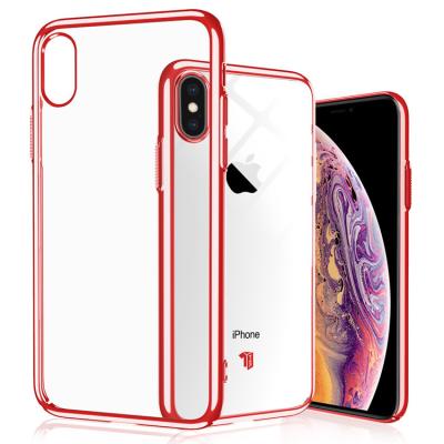 China Protect For iPhone XS Max Xlevel Tpu PC Tempered Glass Phone Case, Mobile Cell Phone Back Cover Case For iPhone XS Max Ultra Thin Glass Case for sale